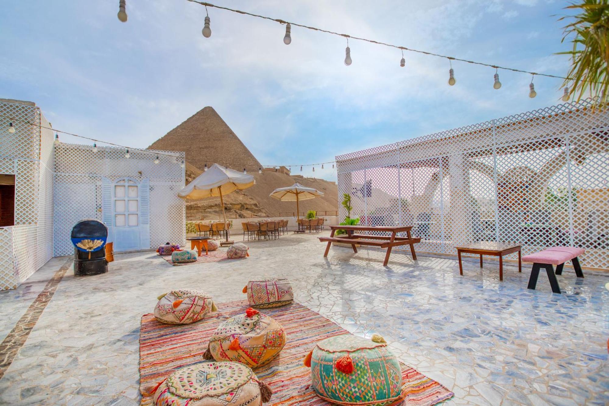 Villa Khufu Pyramids Hotel Kafret el-Gabal Eksteriør billede