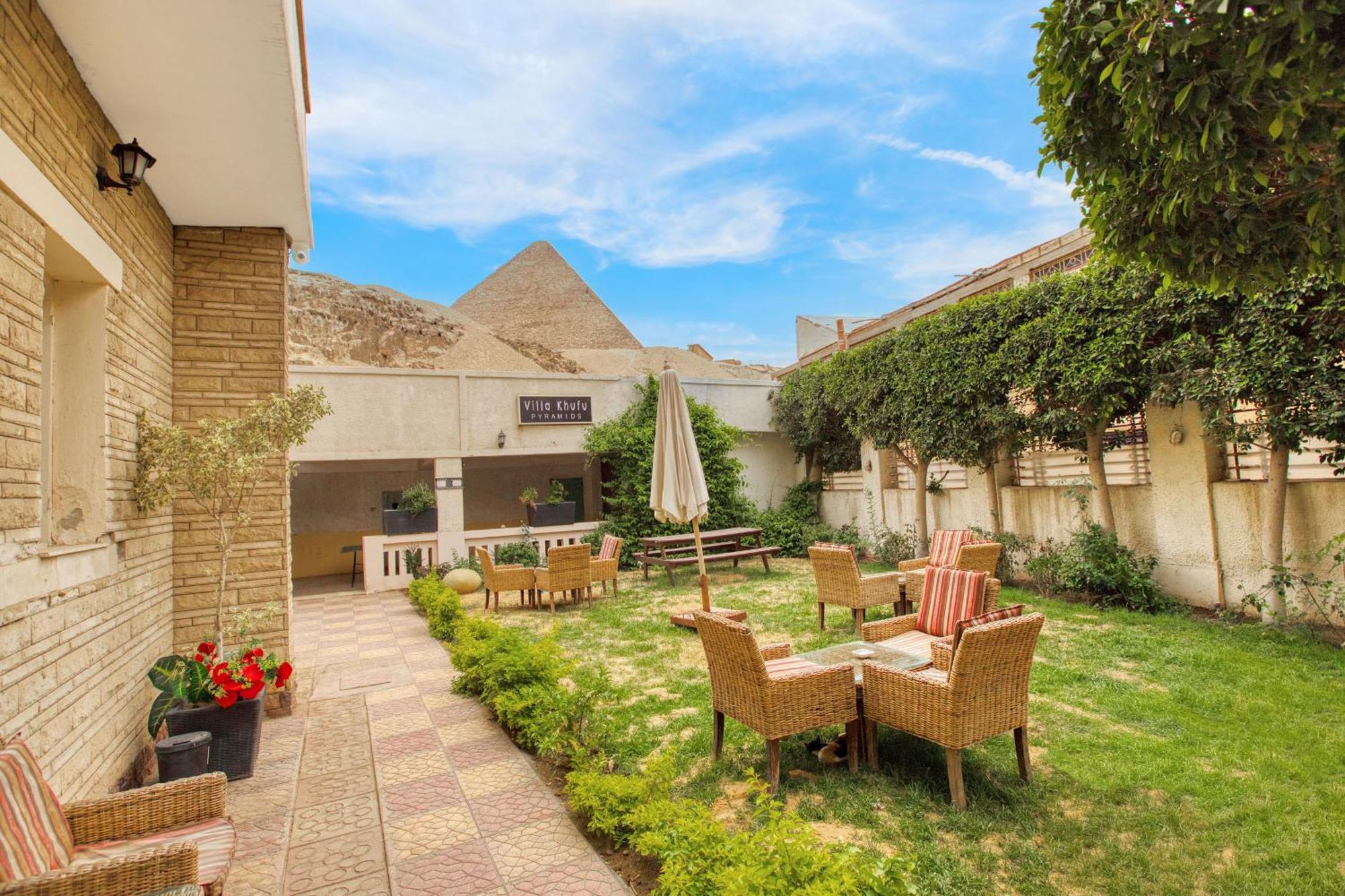 Villa Khufu Pyramids Hotel Kafret el-Gabal Eksteriør billede