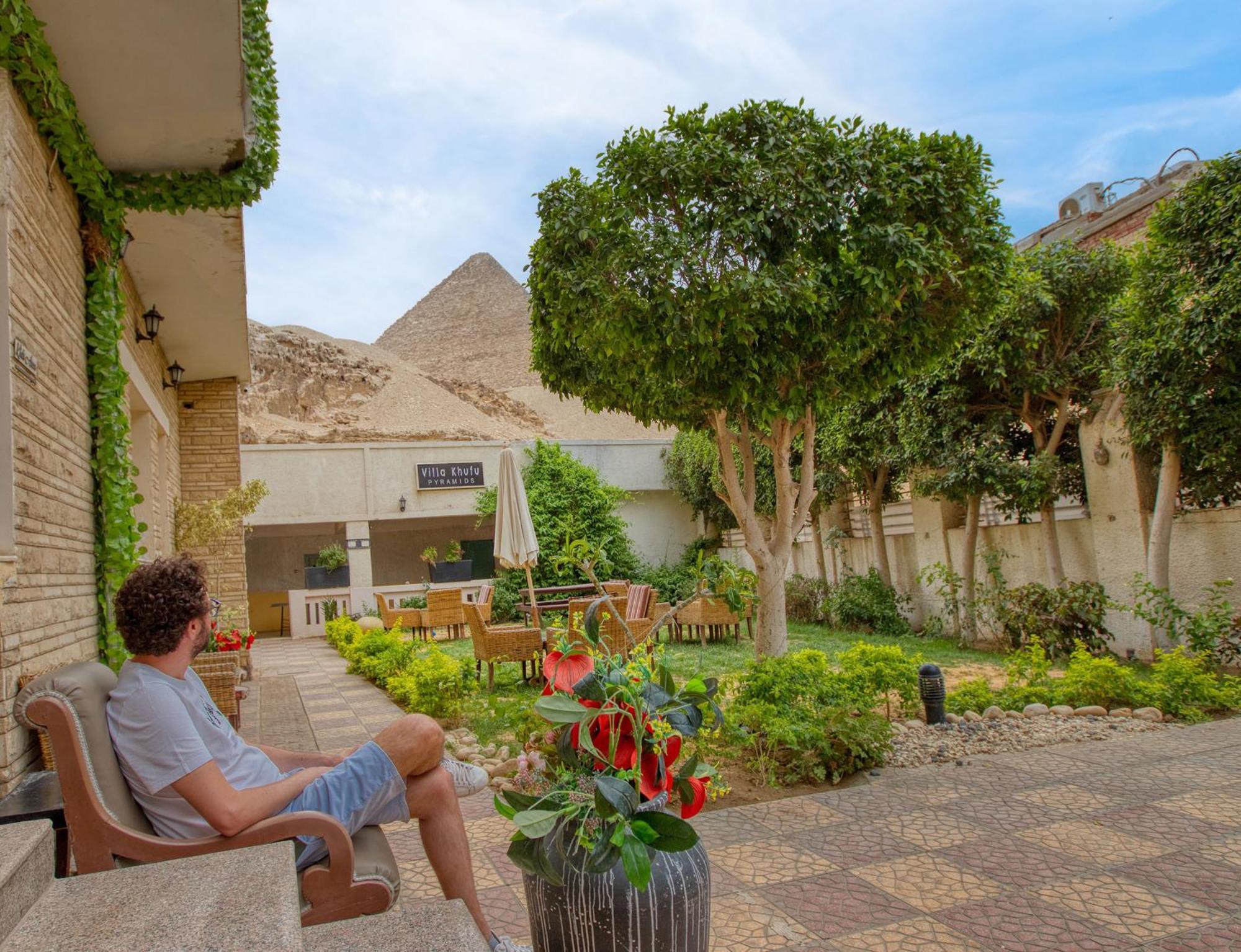 Villa Khufu Pyramids Hotel Kafret el-Gabal Eksteriør billede
