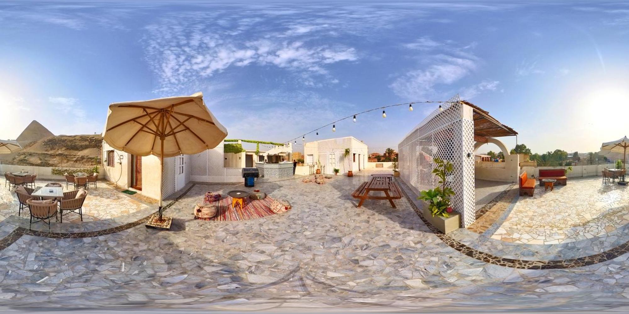 Villa Khufu Pyramids Hotel Kafret el-Gabal Eksteriør billede